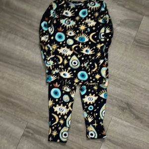 Evil eye pj set size 4t from posh peanut
